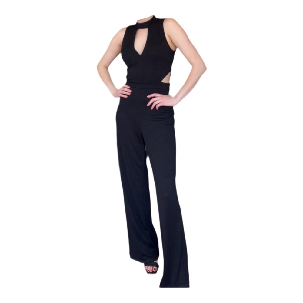 black Charlotte Russe jumpsuit